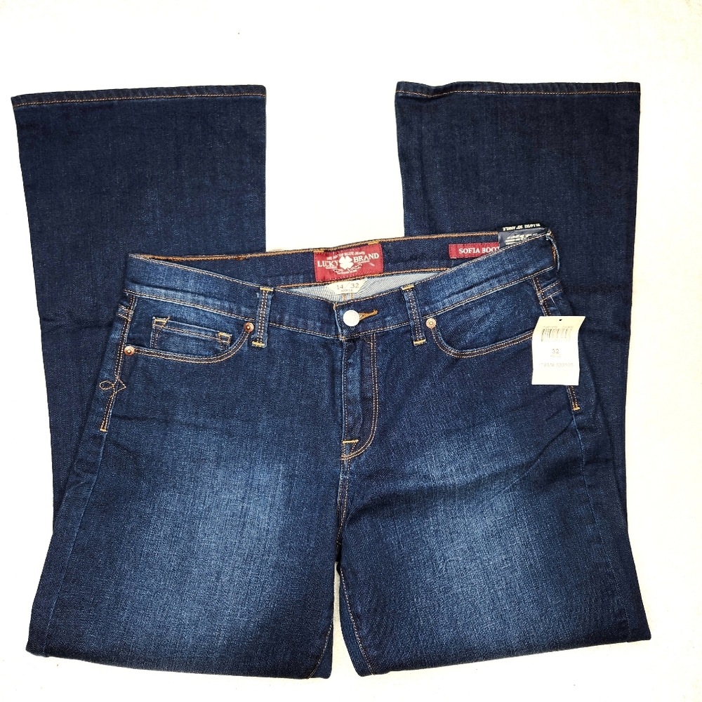 NWT Lucky Brand Sofia Boot Cut Jeans 14/22